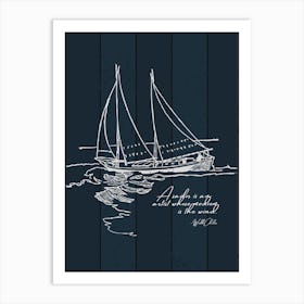 Sailor & Artist Art Print