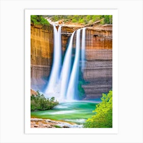 Calf Creek Falls, United States Majestic, Beautiful & Classic (3) Art Print