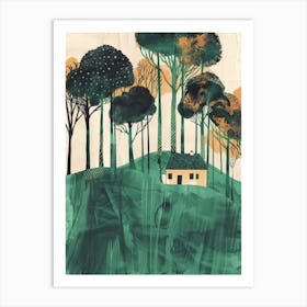 House In The Woods 5 Art Print