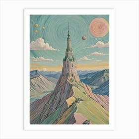 Castle In The Sky Art Print