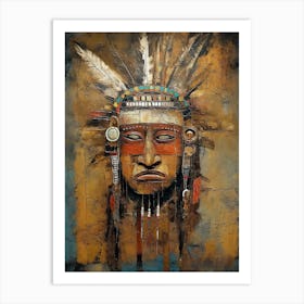 Whispers of Tradition: Native American Tribal Treasures Art Print