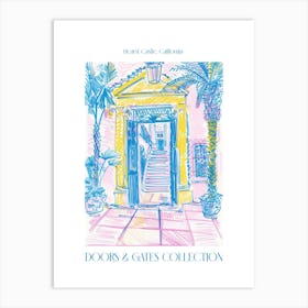 Doors And Gates Collection Hearst Castle, California 4 Art Print