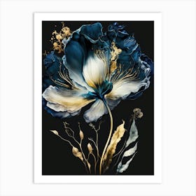 Blue Poppy Art Print