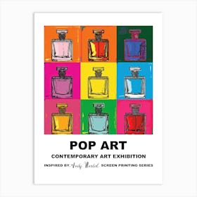 Poster Perfume Bottle Pop Art 4 Art Print