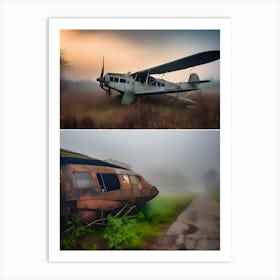 Abandoned Planes Art Print