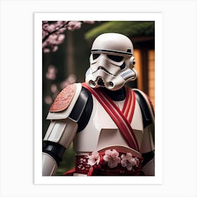 Stormtroopers Wearing Samurai Kimono (30) Art Print