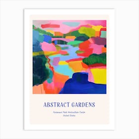 Colourful Gardens Fairmount Park Horticulture Center Usa 2 Blue Poster Art Print