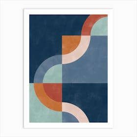 Abstract Geometric Painting Art Print