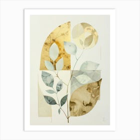 'Gold Leaf' 5 Art Print