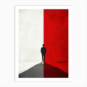 Shadow Of A Man Art Print