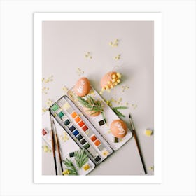 Easter Eggs 120 Art Print