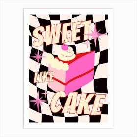 Sweet Cake Art Print