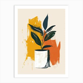 Jetset Glow Mid Century Style Art Print