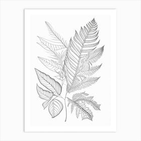 Leaf Pattern 4 Art Print