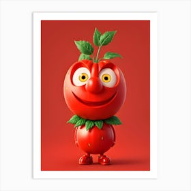 Funny Tomato 6 Art Print
