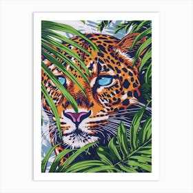 Leopard In The Jungle 35 Art Print