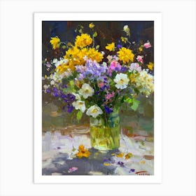 Flowers In A Vase Art Print