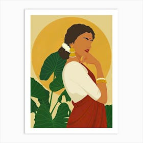 Indian Woman Art Print