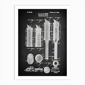 Billiard Cue Chalker Pool Table Decor Billiard Art Billiard Game Game Art Game Blueprint Game Decor Pool Table Patent Eg2311 Art Print