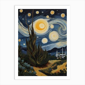 Starry Night 89 Art Print