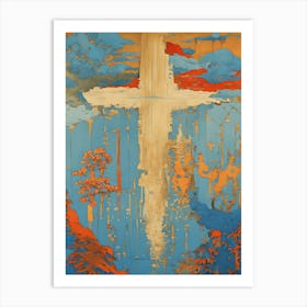 Cross In The Sky Art Print