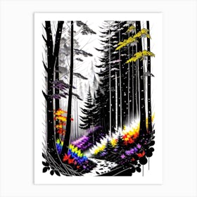 Walk In The Woods 11 Art Print