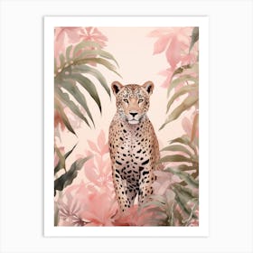 Leopard In The Jungle 3 Art Print