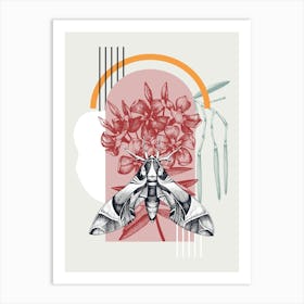 Moth O Art Print