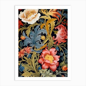 Floral Tapestry 4 Art Print