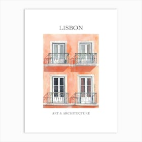 Lisbon Travel And Architecture Poster 4 Art Print