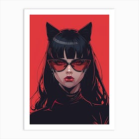 Catwoman 2 Art Print