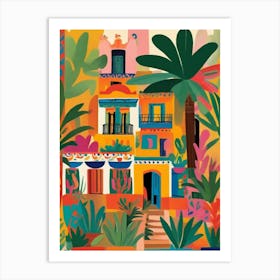 House In The Jungle Art Print