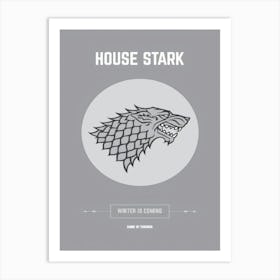 House Stark Art Print