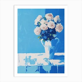 Blue Roses 7 Art Print