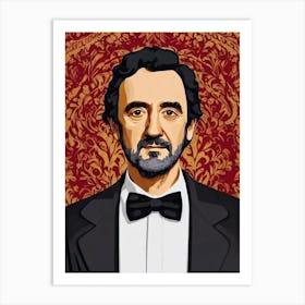 Jonathan Pryce Illustration Movies Art Print