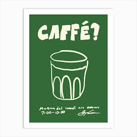 Caffe Art Print