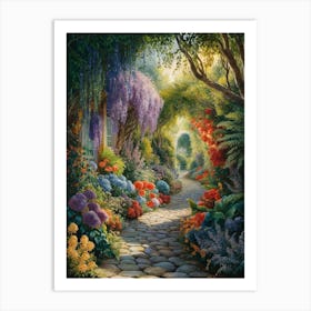 Garden Path 3 Art Print