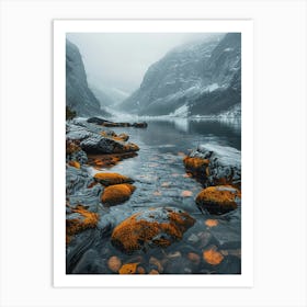 Fjords In Norway 1 Art Print