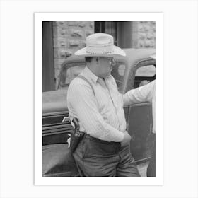 Deputy Sheriff, Mogollon, New Mexico By Russell Lee Art Print