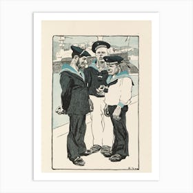 Three Sailors Art Print