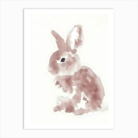 Watercolor Bunny 2 Poster