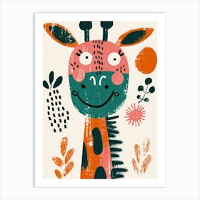 Giraffe 124 Art Print