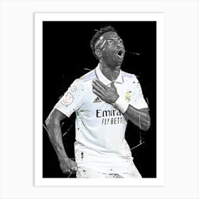 Vinicius Junior Real Madrid 1 Art Print