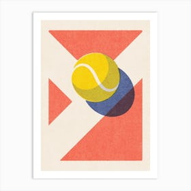 BALLS Tennis - clay court III Art Print