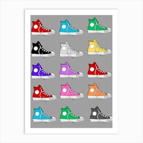 Good Shoes On Grey Art Print