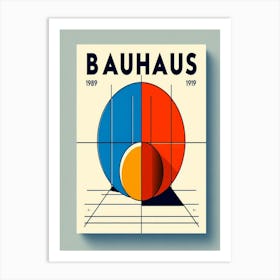 Bauhaus exhibition print 4 Art Print