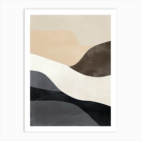 The Heartbeat Of Hues Minimalist Style Art Print