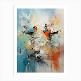 Bird Abstract Expression 1 Art Print