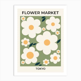 Flower Market Tokyo 02 Art Print