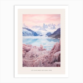 Dreamy Winter National Park Poster  Los Glaciares National Park Argentina 1 Art Print